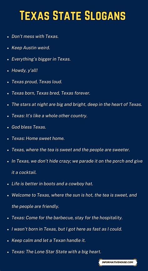 texas slogan