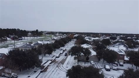 texas snowfall