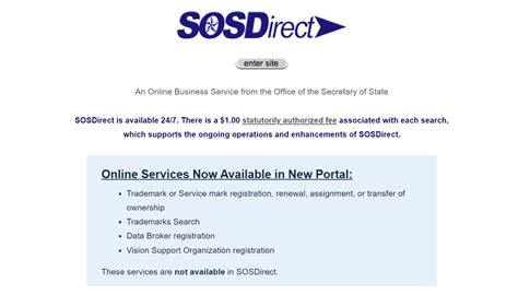 texas sos direct