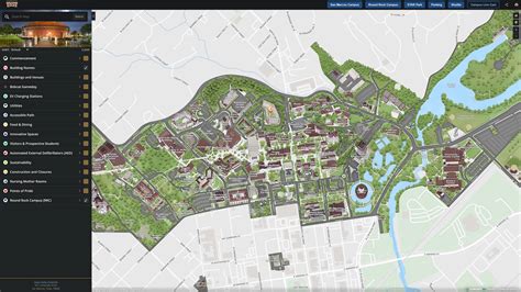 texas state campus map
