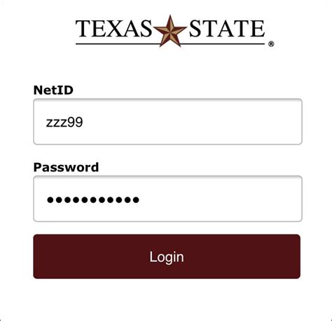 texas state login