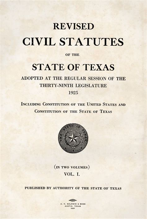 texas state statutes