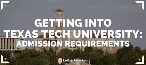 texas tech admissions