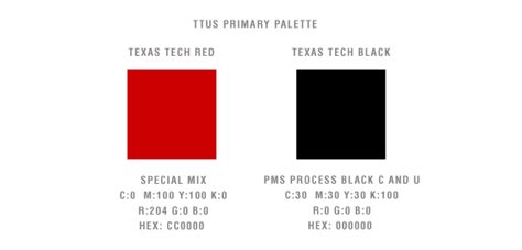 texas tech colors