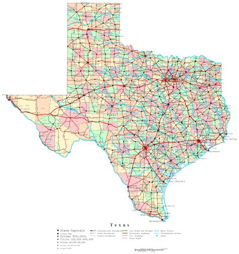 texas tx map