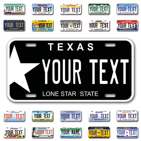 texas vanity plates