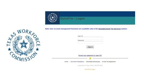 texas workforce login