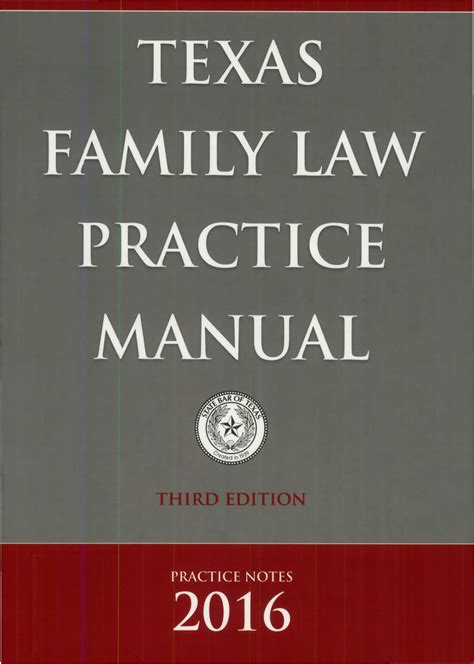 Download Texas Family Law Practice Guide 