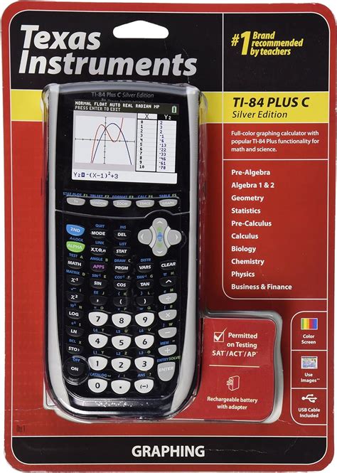 Download Texas Instruments Ti 84 Plus C Silver Edition 