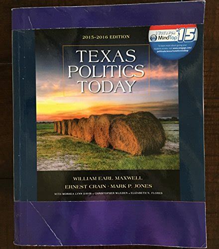 Full Download Texas Politics Today 2015 2016 Edition Book Only 