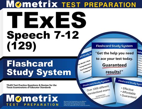Texes Speech 7 12 129 Flashcard Study System Texes Test Practice Questions Review For The Texas Examinations Of Educator Standards Cards