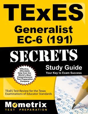 Download Texes 191 Generalist Ec 6 Exam Secrets Study Guide 