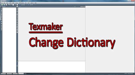 texmaker dictionary for pc