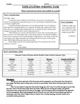 Text Dependent Writing Prompts Grade 5 Tpt Text Dependent Writing Prompts - Text Dependent Writing Prompts