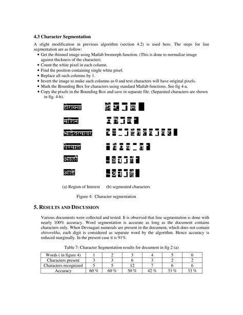Text Document Character Segmentation Matlab Source Code