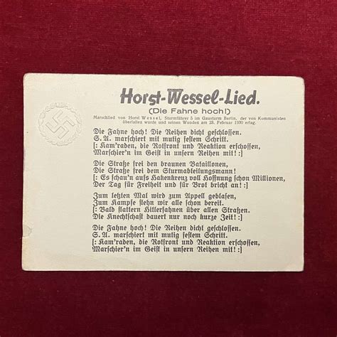 Text Horst Wessel Lied
