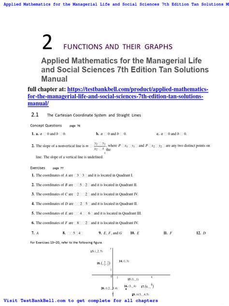 Full Download Text Applied Mathematics For The Managerial Life And Social 