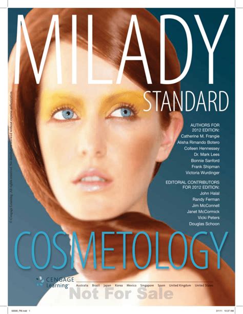Textbook Milady Cengage Learning