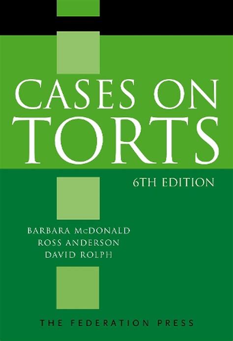 Read Textbook On Torts 