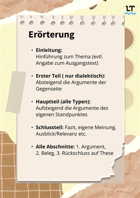 Textgebundene Erörterung Beispiel
