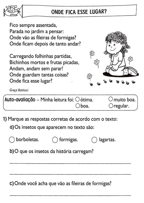 Texto Com Interpretacao 3 Ano