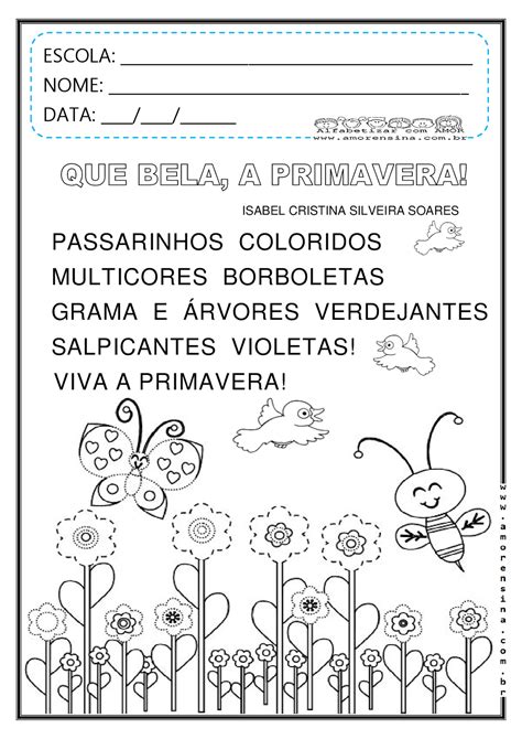Texto Da Primavera