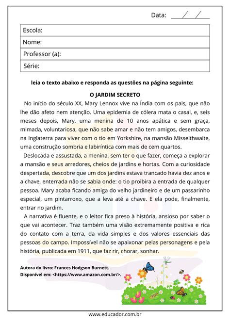 Texto Para 6 Ano