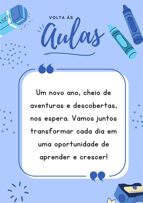 Texto Volta As Aulas