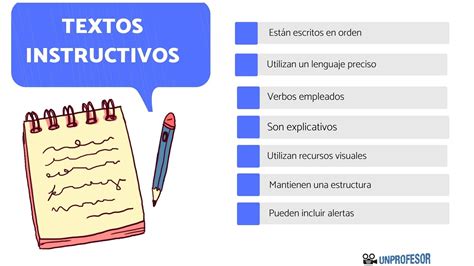 textos instructivos caracteristica