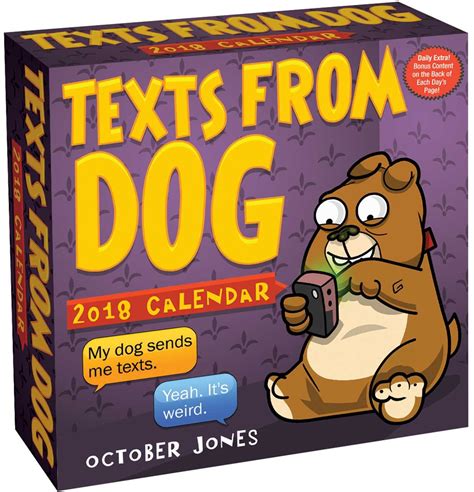 Texts From Dog 2018 Day To Day Calendar