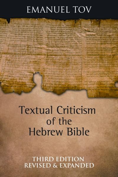 Read Online Textual Criticism Of The Hebrew Bible 