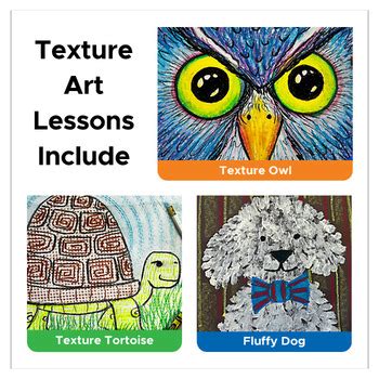 Texture Art Lessons For Elementary