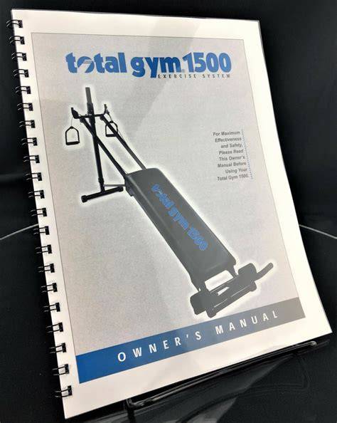 tg 1500 owner s guide total gym