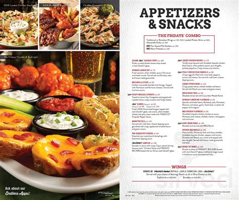 Tgi Friday Menu
