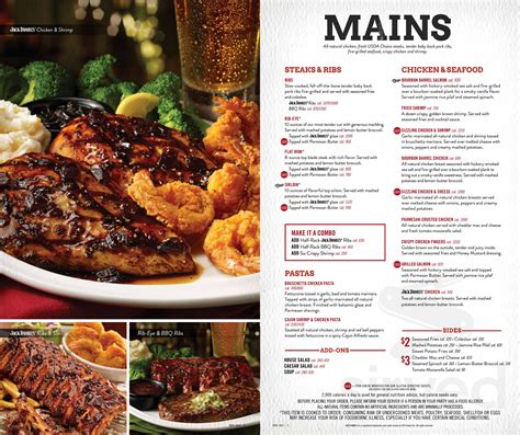 Tgi Usa Menu