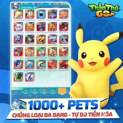 thần thú go | Thn Th Go Game u tng Pokemon