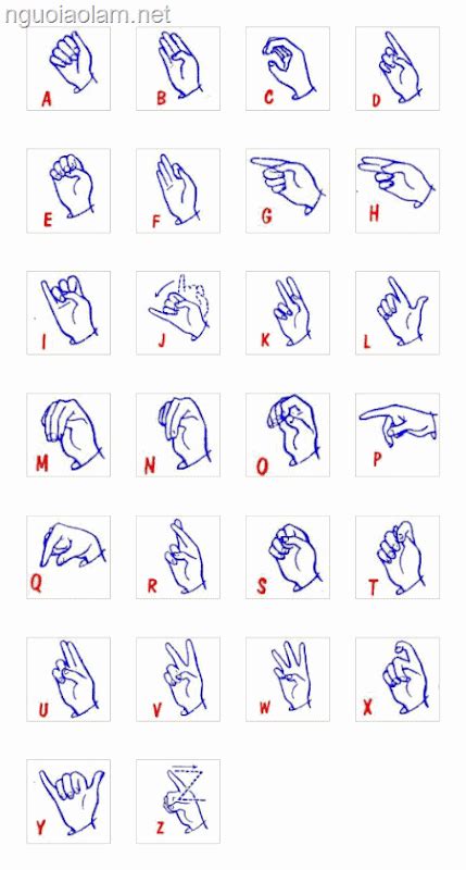thủ ngữ | Ngn ng ca ngi cm ic v