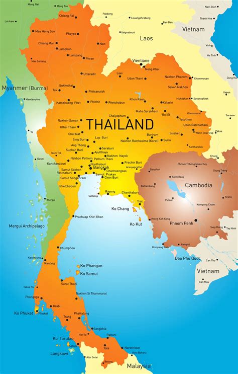 Thailand Map