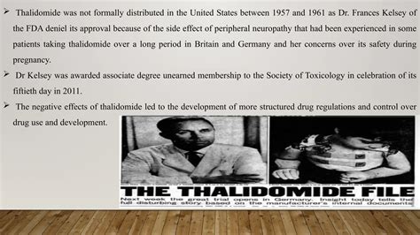thalidomide and fda history wiki