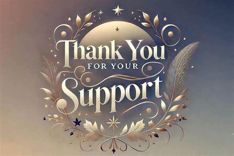 Thank You Message For Support