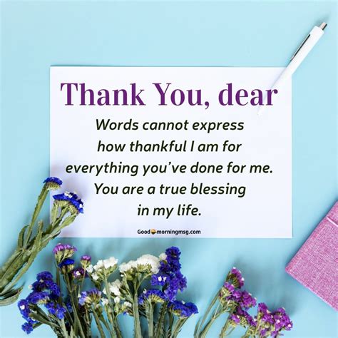 Thank You Note For Support At Work