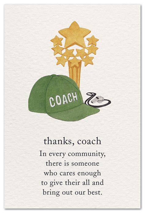 thanking a coach in an essay