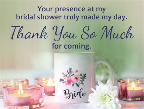 Thanks For A Bridal Shower