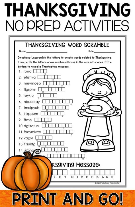 Thanksgiving Activity 6th Grade Teaching Resources Tpt 6th Grade Thanksgiving Activities - 6th Grade Thanksgiving Activities