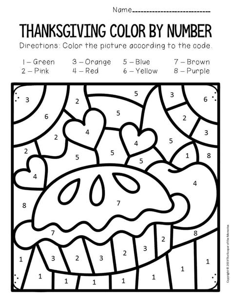 Thanksgiving Color By Number Worksheets Teach Beside Me Color By Number Turkey Preschool - Color By Number Turkey Preschool