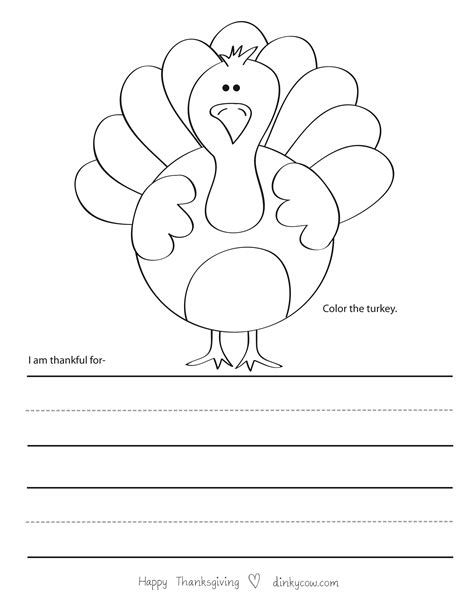Thanksgiving Kindergarten   Thanksgiving Writing For Kindergarten Printables 24hourfamily Com - Thanksgiving Kindergarten