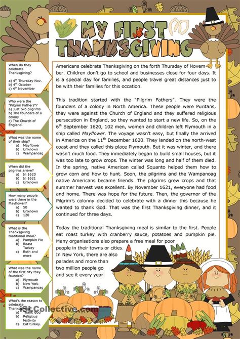 Thanksgiving Reading Comprehension Activities For Middle School Thanksgiving Writing Activities Middle School - Thanksgiving Writing Activities Middle School