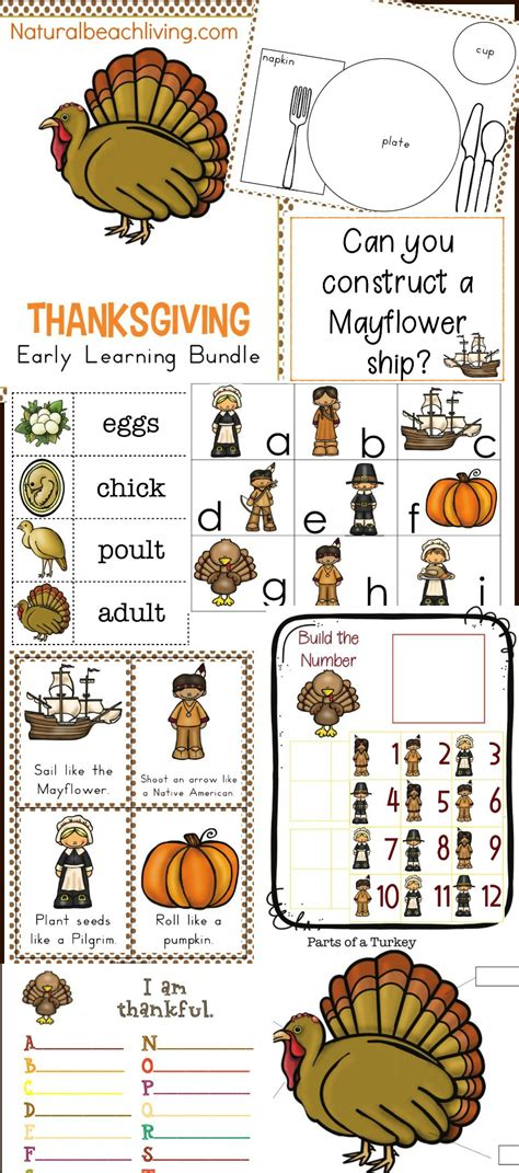 Thanksgiving Unit Study For Preschool And Kindergarten Kindergarten Thanksgiving Unit - Kindergarten Thanksgiving Unit