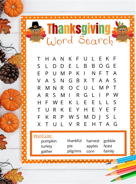 Thanksgiving Word Search Worksheet Free Printable Digital Amp Kindergarten Worksheets Thanksgiving - Kindergarten Worksheets Thanksgiving
