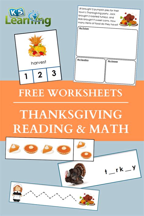 Thanksgiving Worksheets Bundle K5 Learning Thanksgiving Worksheets For Third Grade - Thanksgiving Worksheets For Third Grade